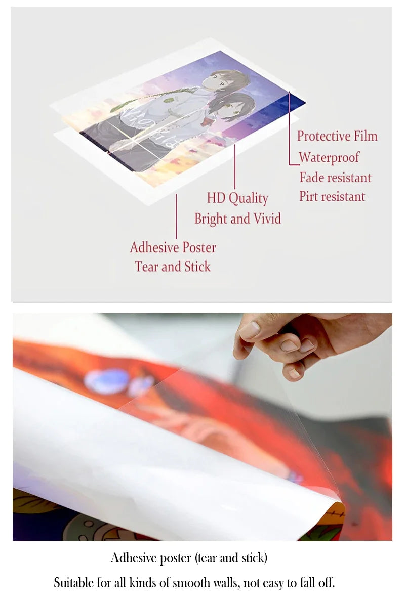 DecorBites™ Madoka Magica Anime Poster - High-Quality Wall Art