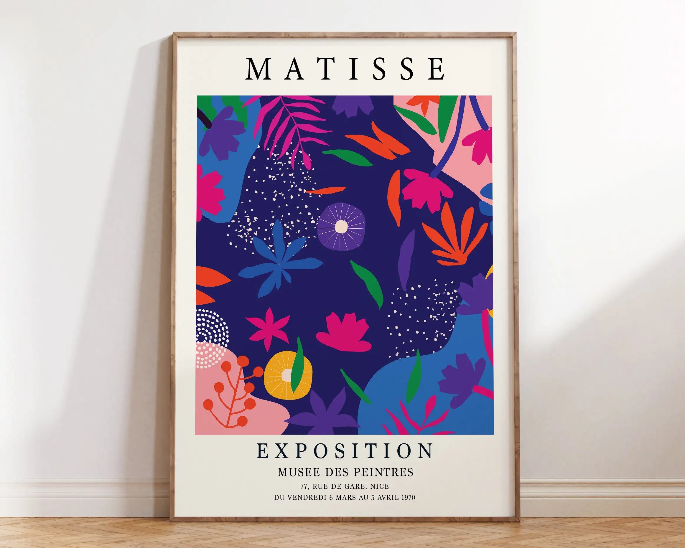 DecorBites™ Matisse Botanical Flower Poster Collection