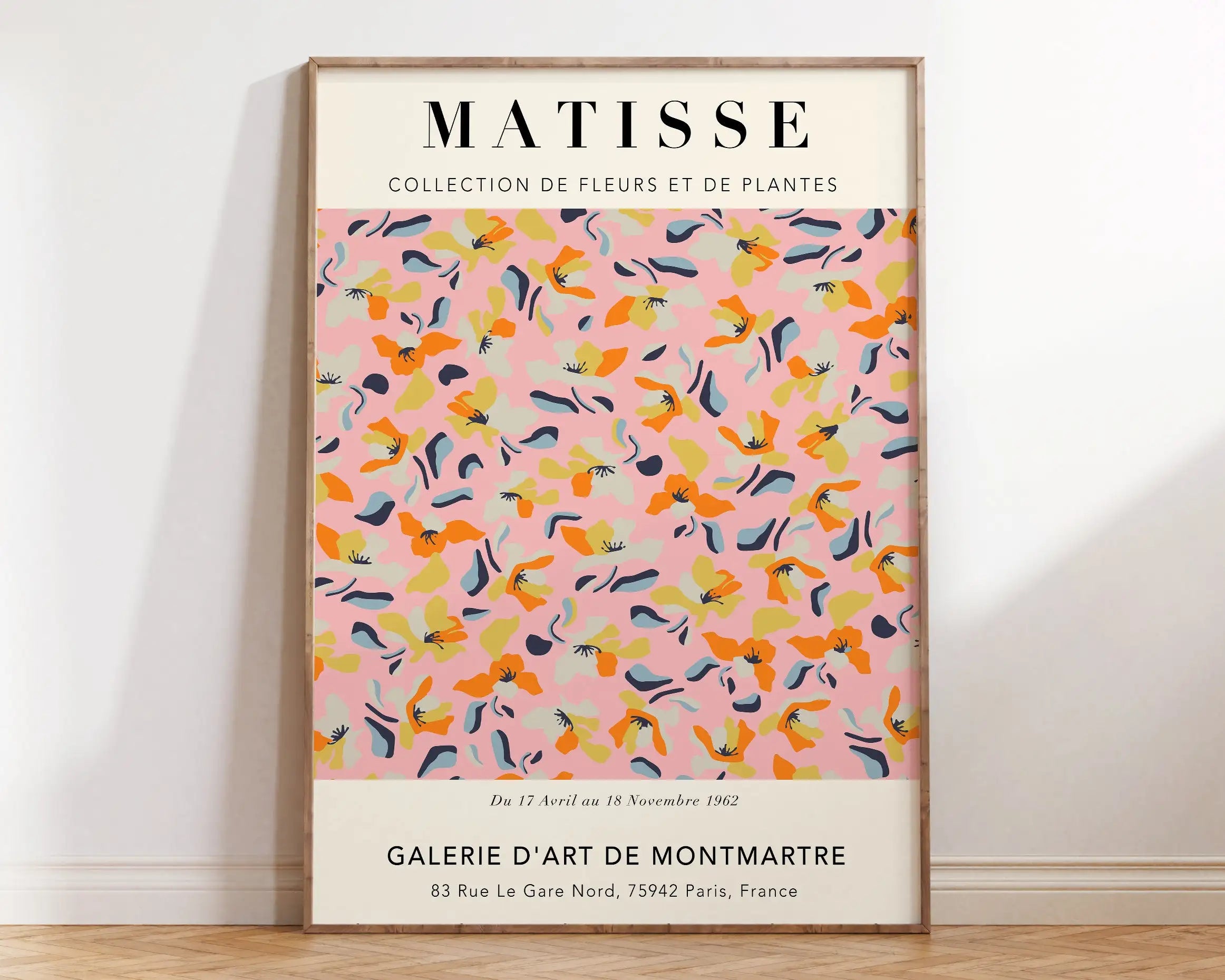 DecorBites™ Matisse Botanical Flower Poster Collection