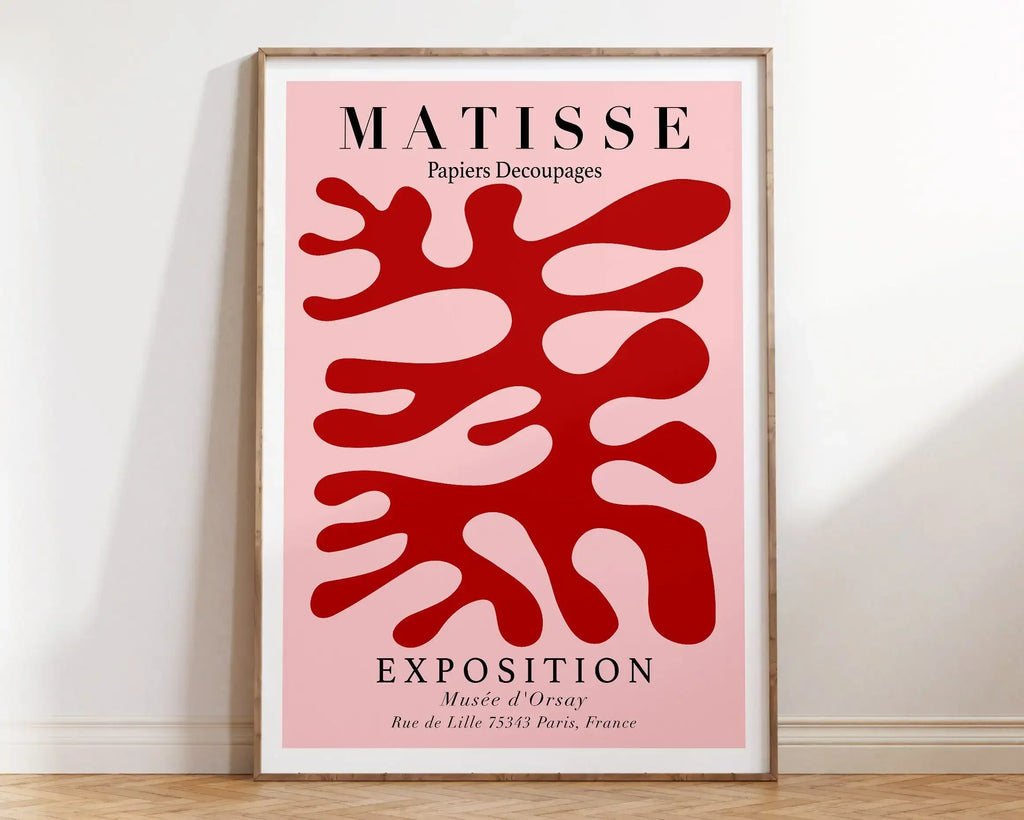 DecorBites™ Matisse Botanical Flower Poster Collection