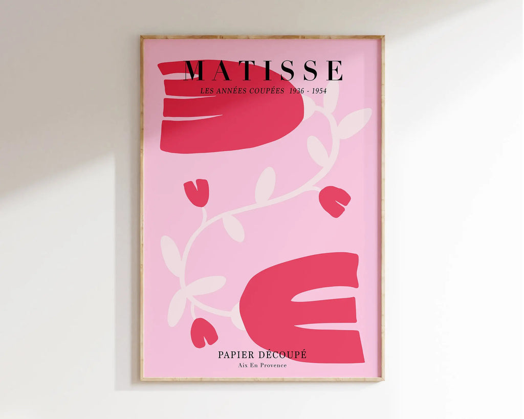 DecorBites™ Matisse Floral Art Poster and Prints