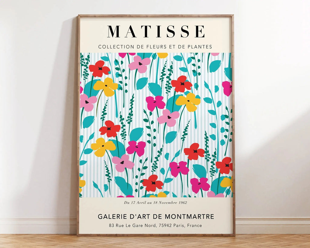DecorBites™ Matisse Floral Art Prints Collection