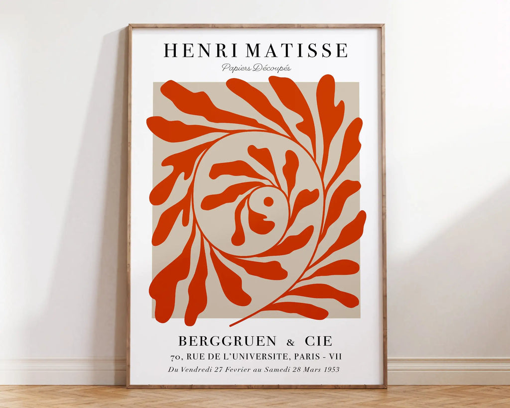 DecorBites™ Matisse Flower Poster and Canvas Prints