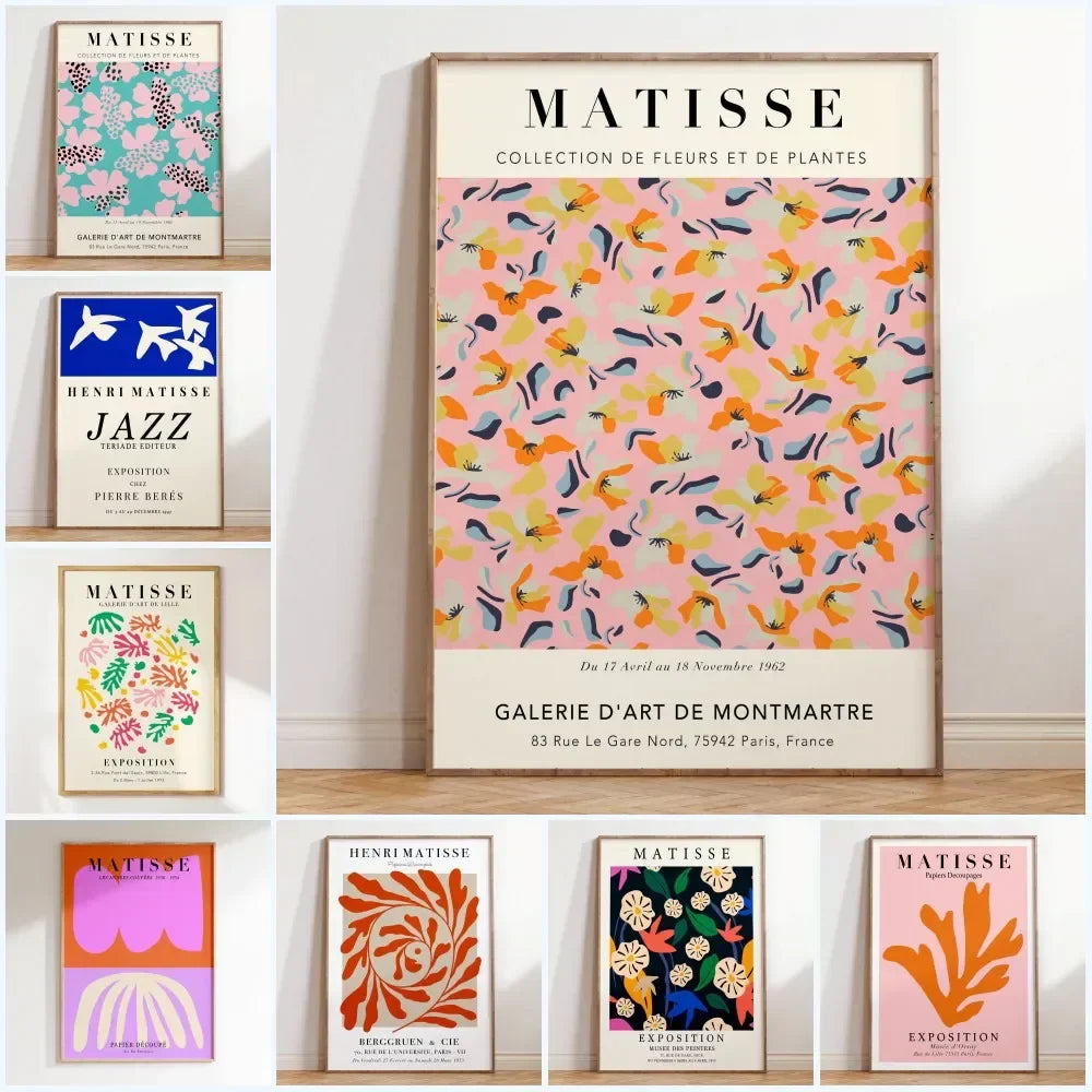 DecorBites™ Matisse Flower Poster and Canvas Prints