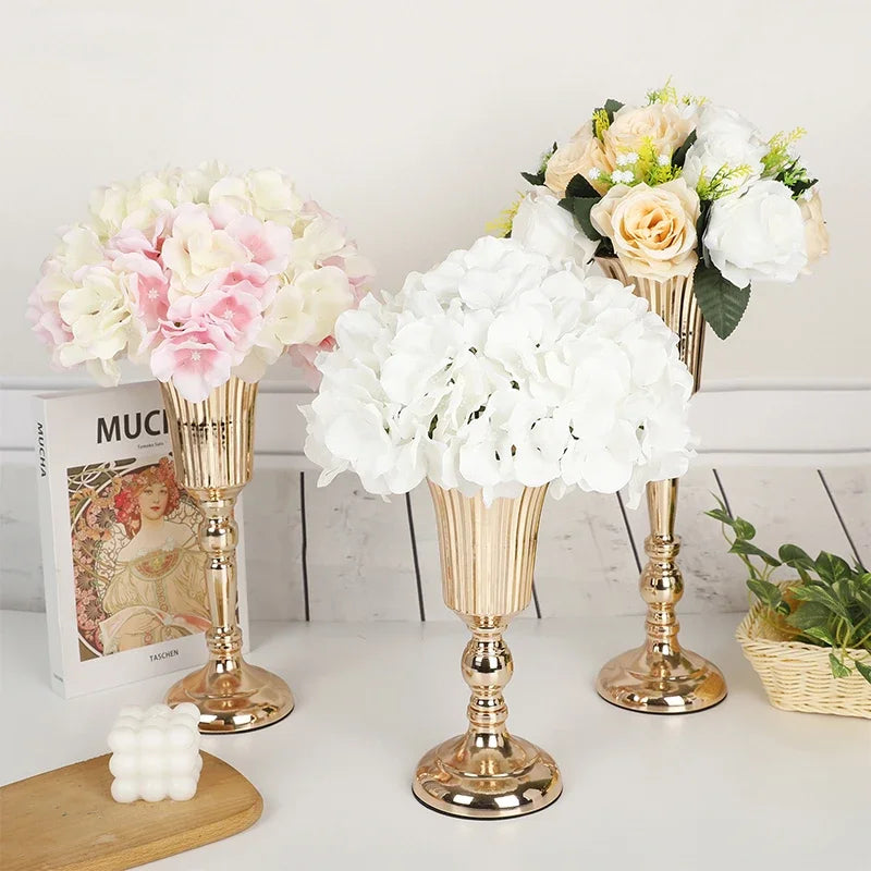 DecorBites™ Metal Trumpet Vase Wedding Centerpiece Decor