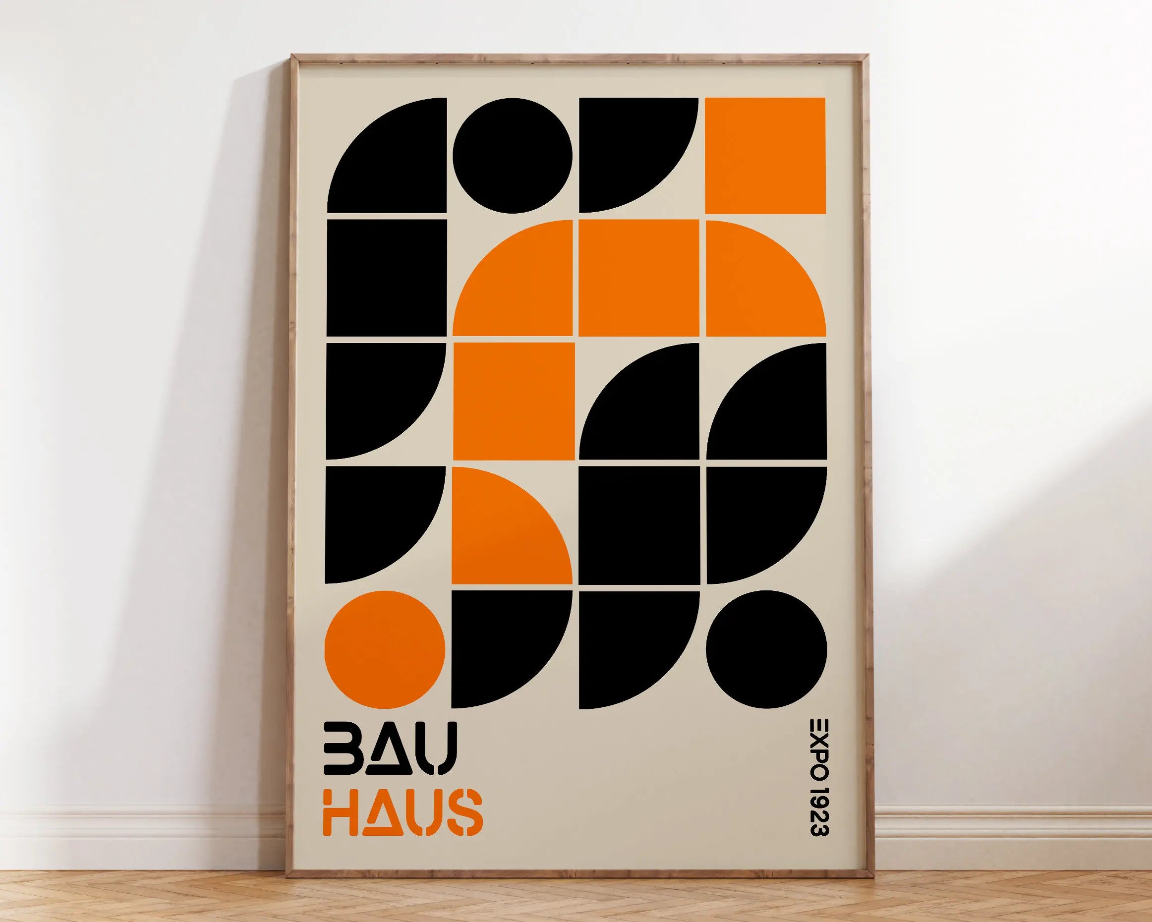 DecorBites™ Mid Century Geometric Canvas Print Art