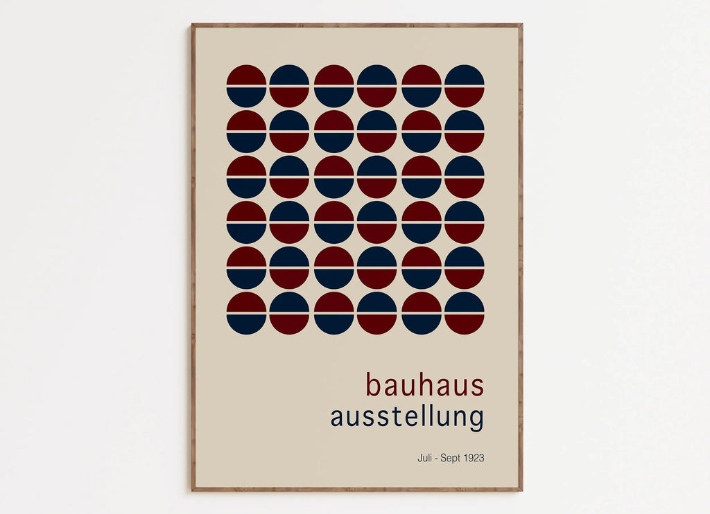 DecorBites™ Mid Century Geometric Canvas Print Art
