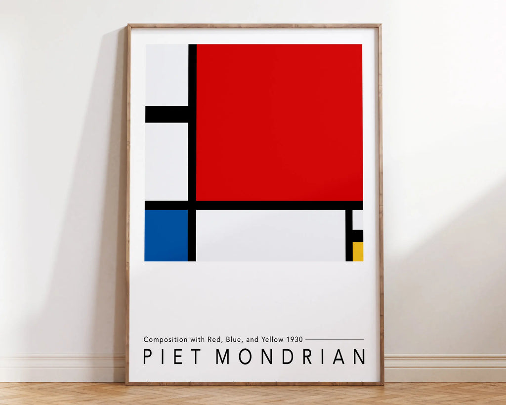 DecorBites™ Mid Century Geometric Canvas Print Art