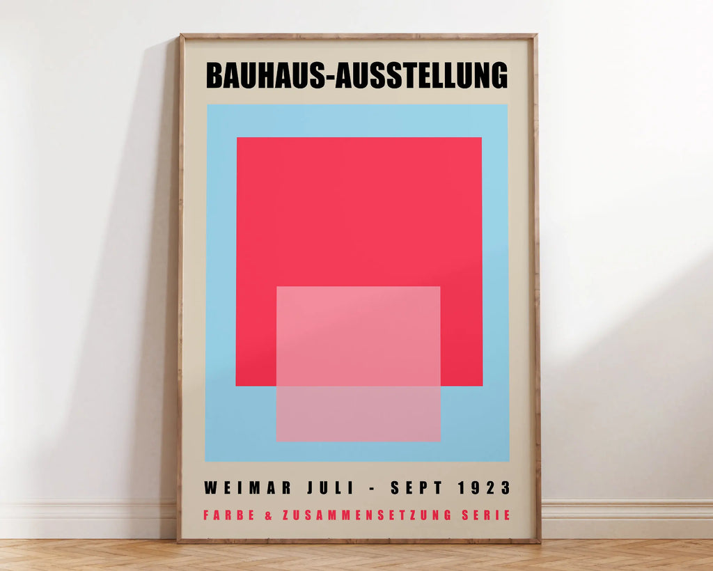 DecorBites™ Mid Century Geometric Canvas Print for Home Decor