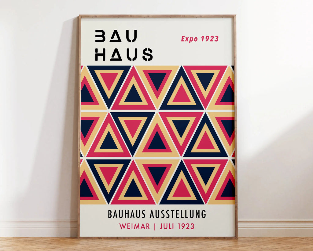 DecorBites™ Mid Century Geometric Canvas Print for Home Decor