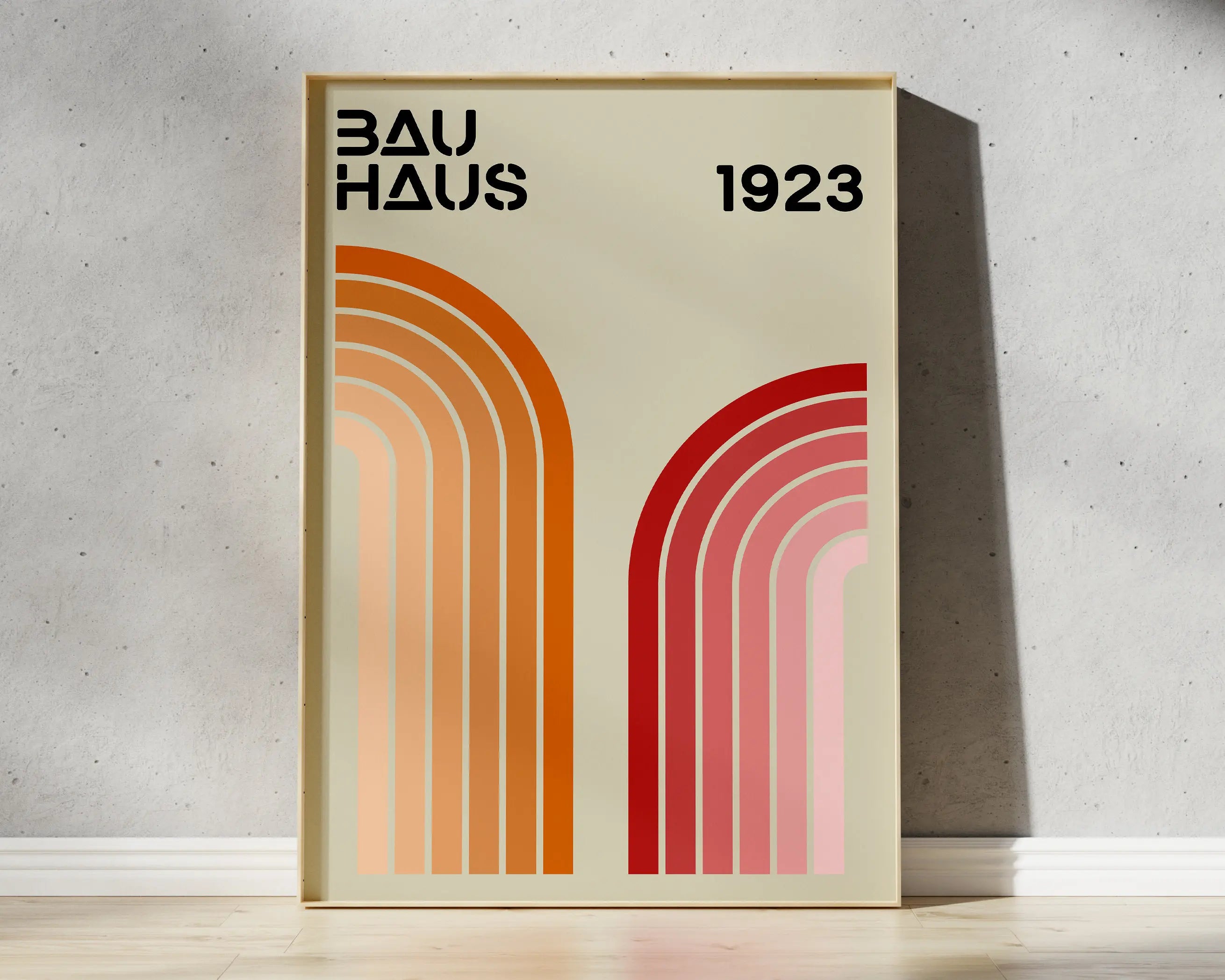 DecorBites™ Mid Century Geometric Canvas Prints for Home