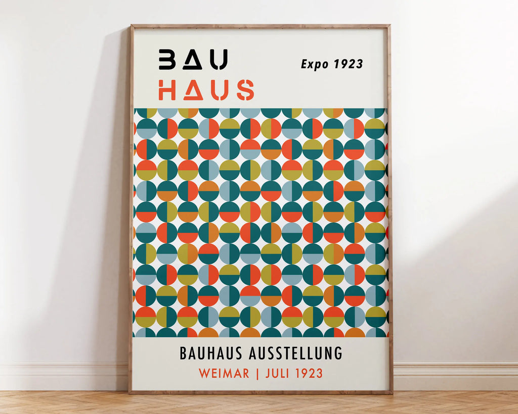 DecorBites™ Mid Century Geometric Canvas Prints for Home Decor.