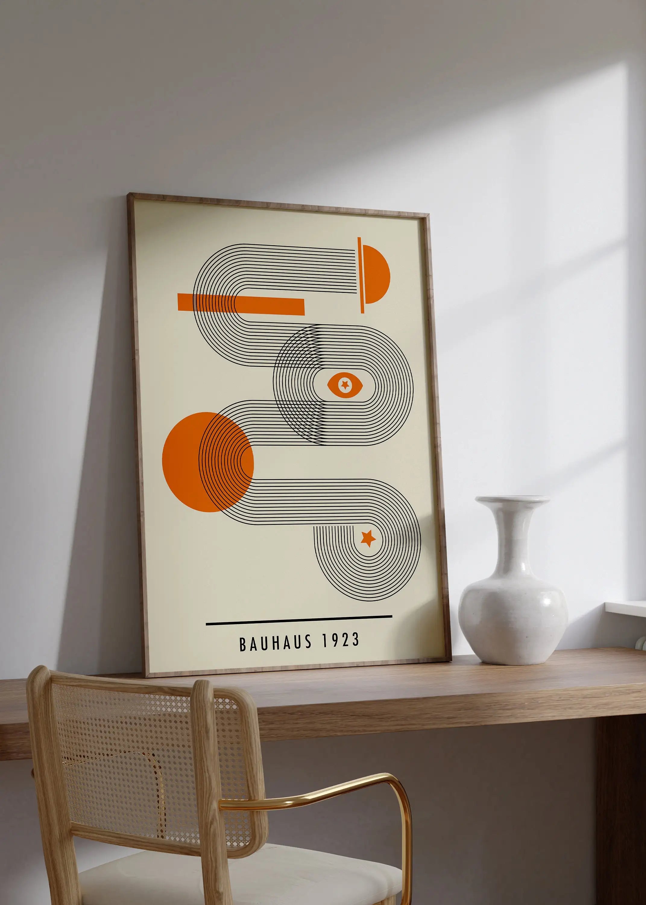 DecorBites™ Mid Century Geometric Canvas Wall Art