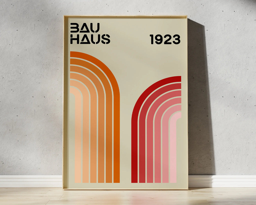DecorBites™ Mid Century Geometric Canvas Wall Art