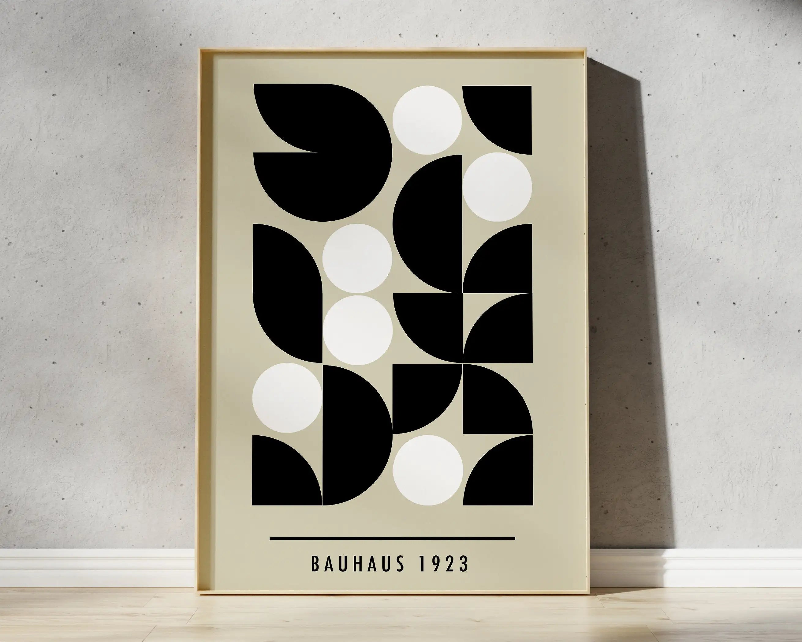 DecorBites™ Mid Century Geometric Canvas Wall Art