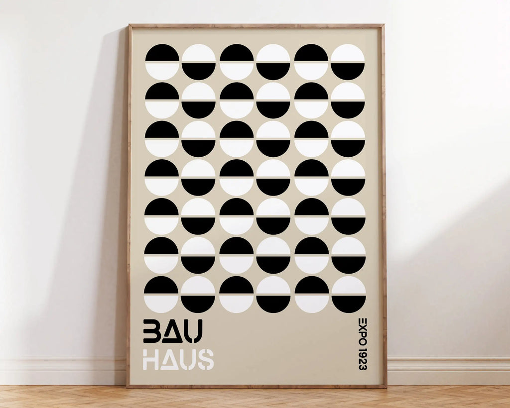 DecorBites™ Mid Century Geometric Canvas Wall Art