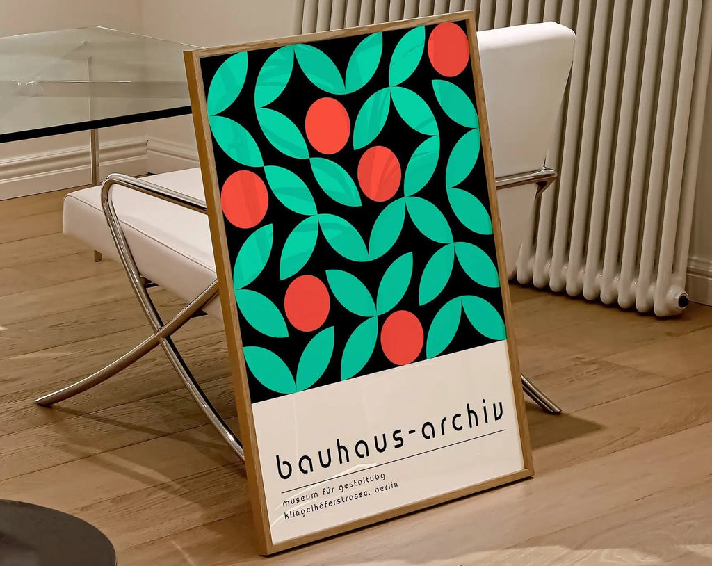 DecorBites™ Mid Century Geometric Canvas Wall Art