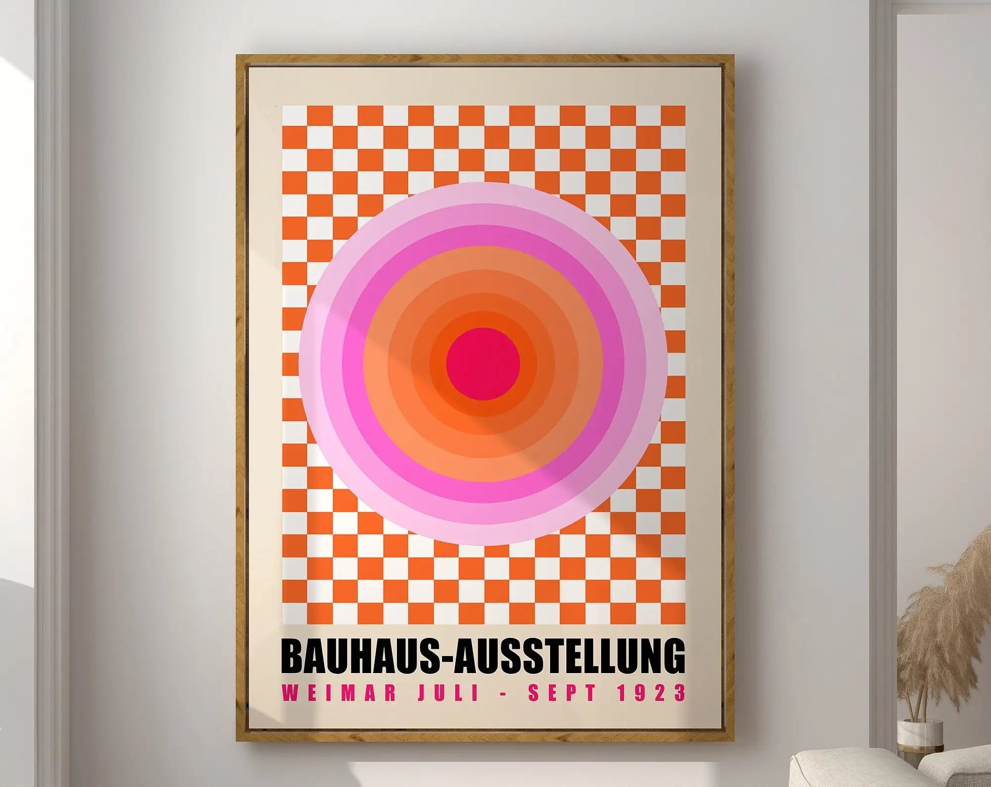 DecorBites™ Mid Century Geometric Canvas Wall Art