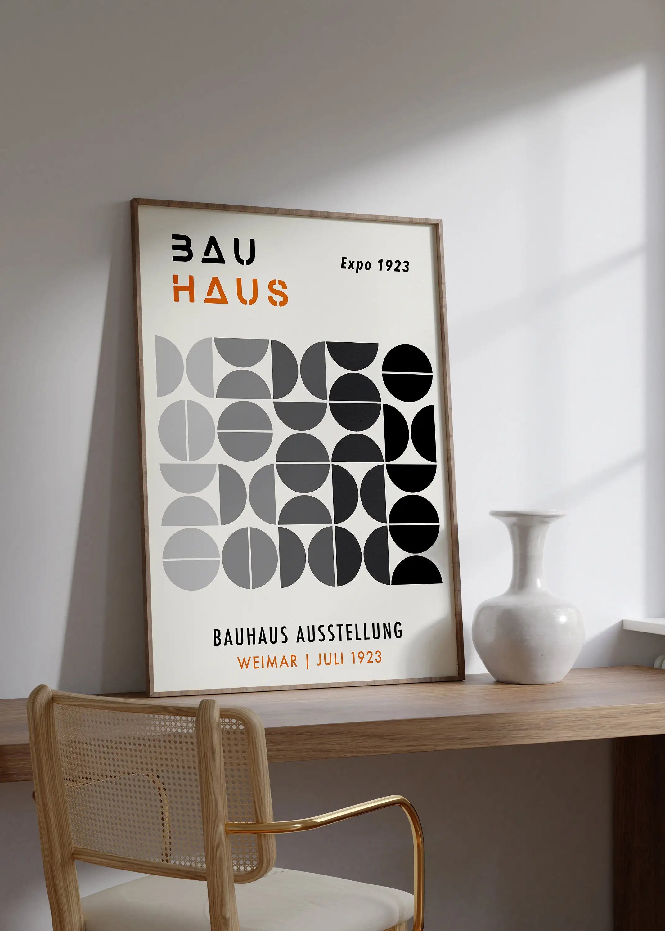 DecorBites™ Mid Century Geometric Wall Art Canvas Prints
