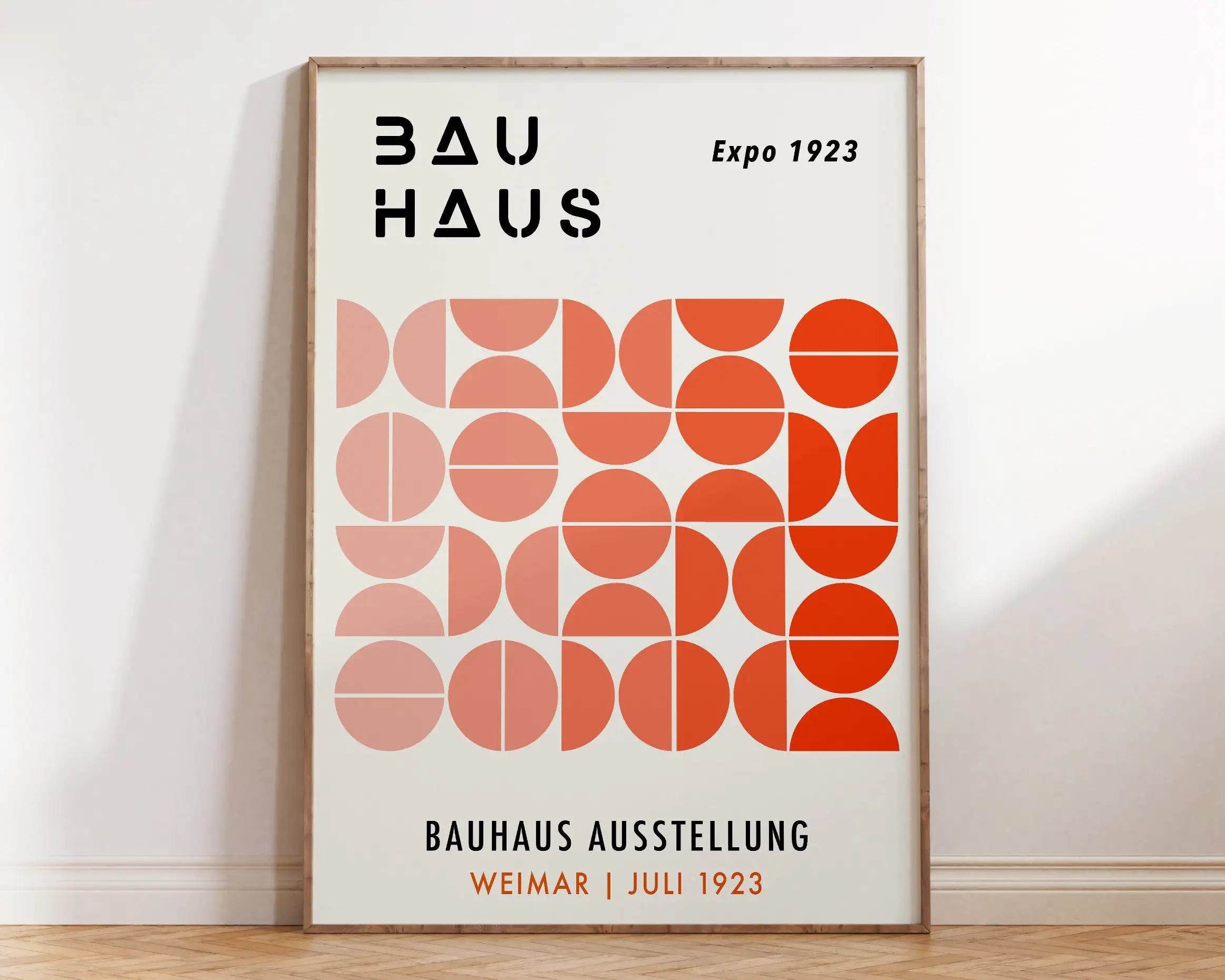 DecorBites™ Mid Century Geometric Wall Art Print