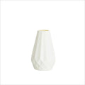 DecorBites™ Modern Nordic Diamond-Shaped Flower Vase