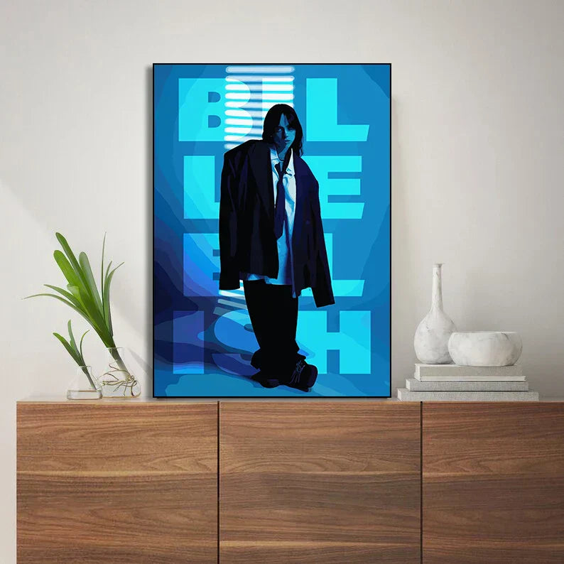 DecorBites™ Modern Singer B-Billies Print Canvas Wall Art
