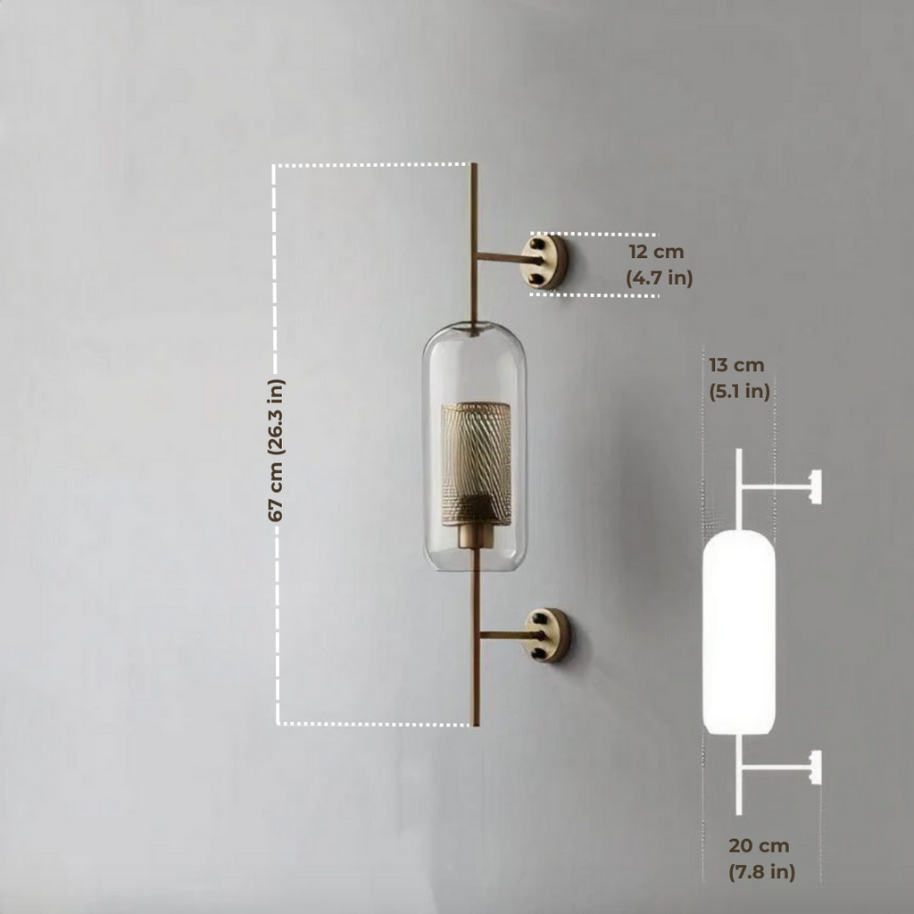 DecorBites™ Moroccan Modern Bathroom Wall Sconce