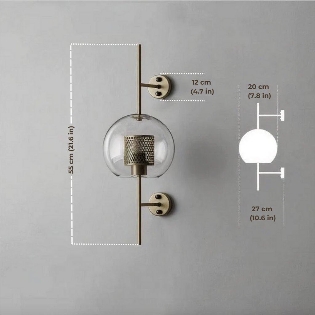 DecorBites™ Moroccan Modern Bathroom Wall Sconce