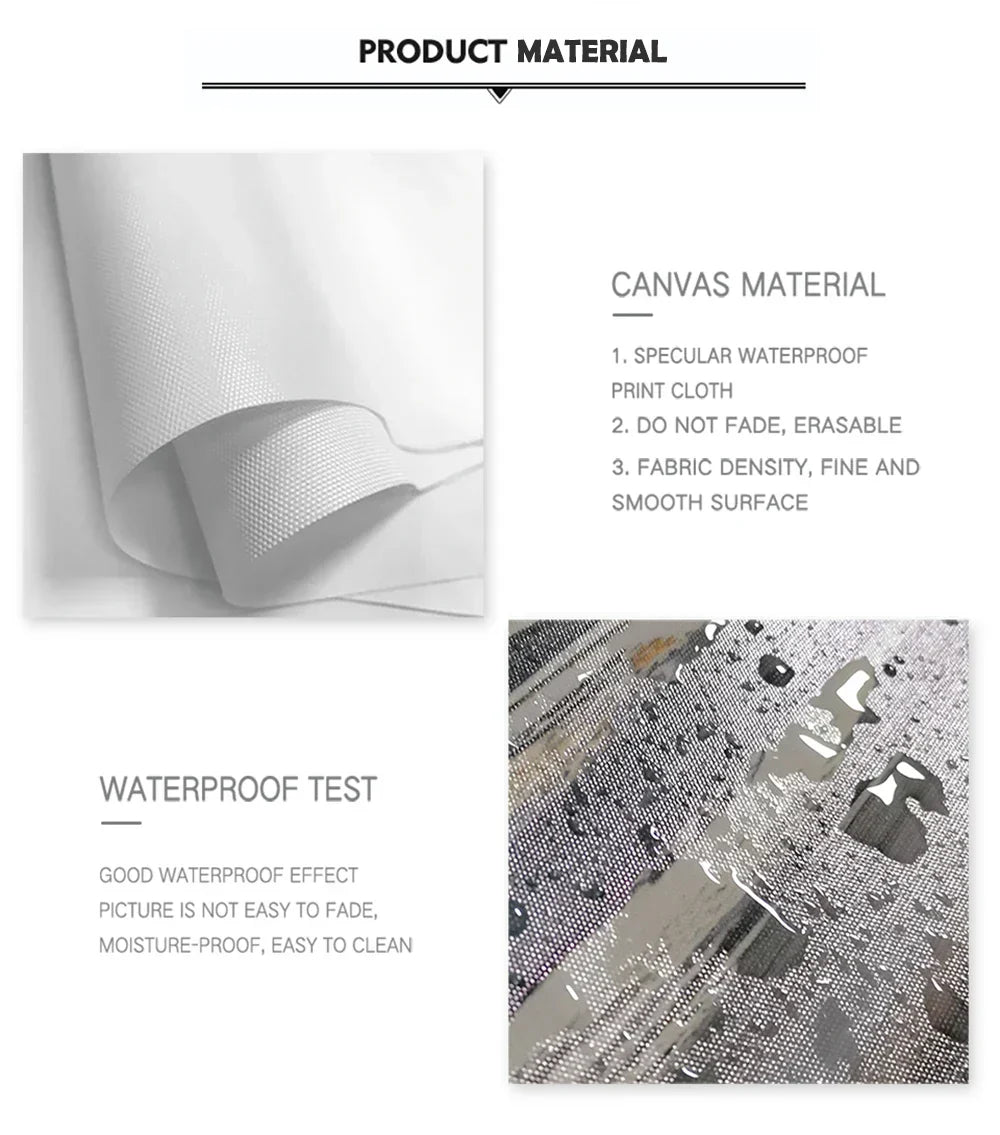 DecorBites™ Neutral Canvas Triptych Wall Art Set