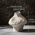 DecorBites™ Nordic Ceramic Vase with Pampas Grass
