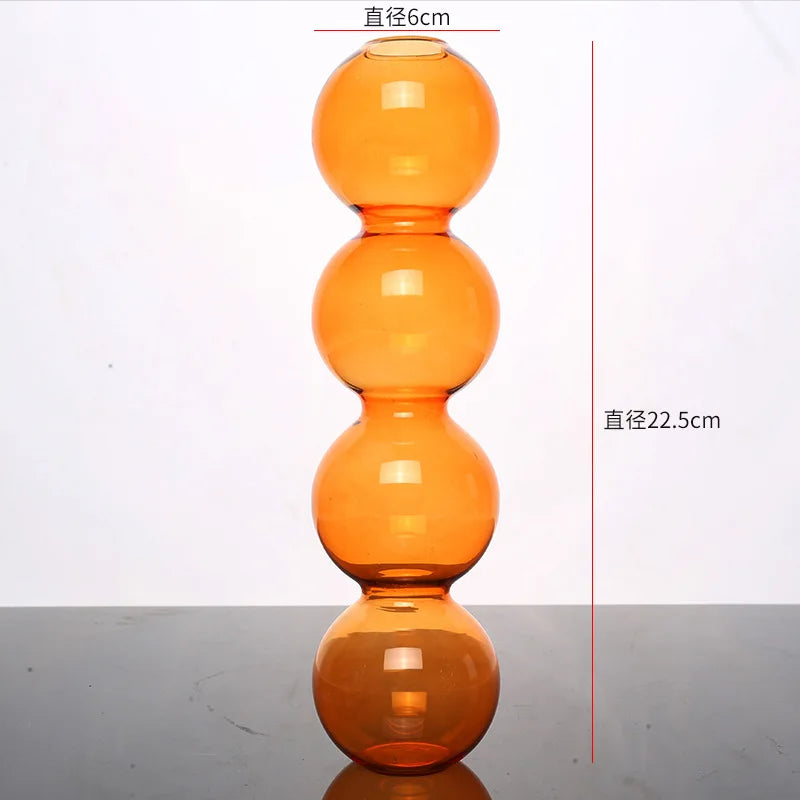 DecorBites™ Nordic Glass Vase - Home Decoration Gift