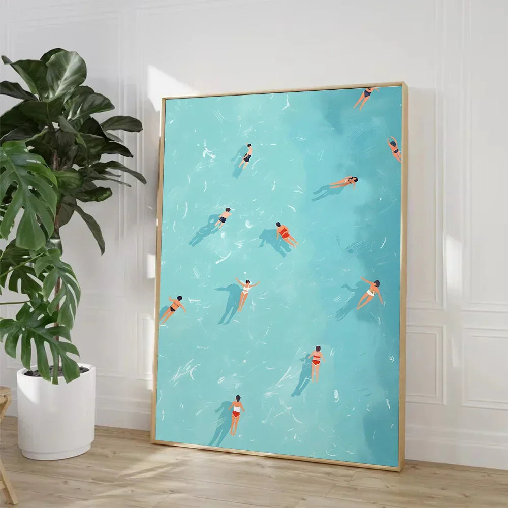 DecorBites™ Nordic Summer Wall Art Prints for Living Room