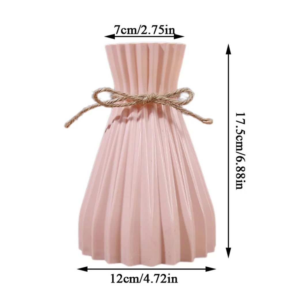 DecorBites™ Origami Style European Plastic Flower Vase