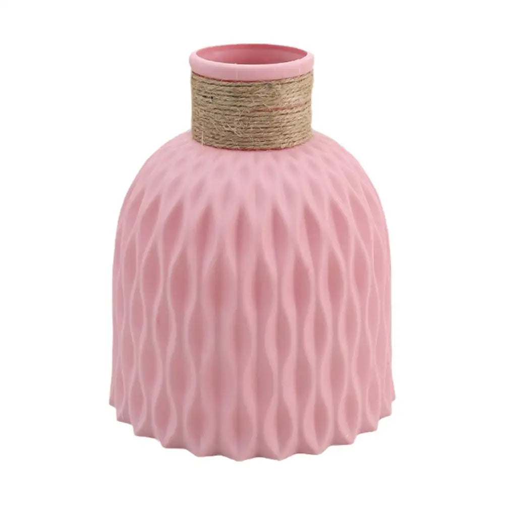 DecorBites™ Plastic Flower Arrangement Vase - Home Décor