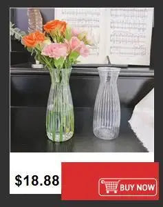 DecorBites™ Shatterproof Clear Acrylic Flower Vase