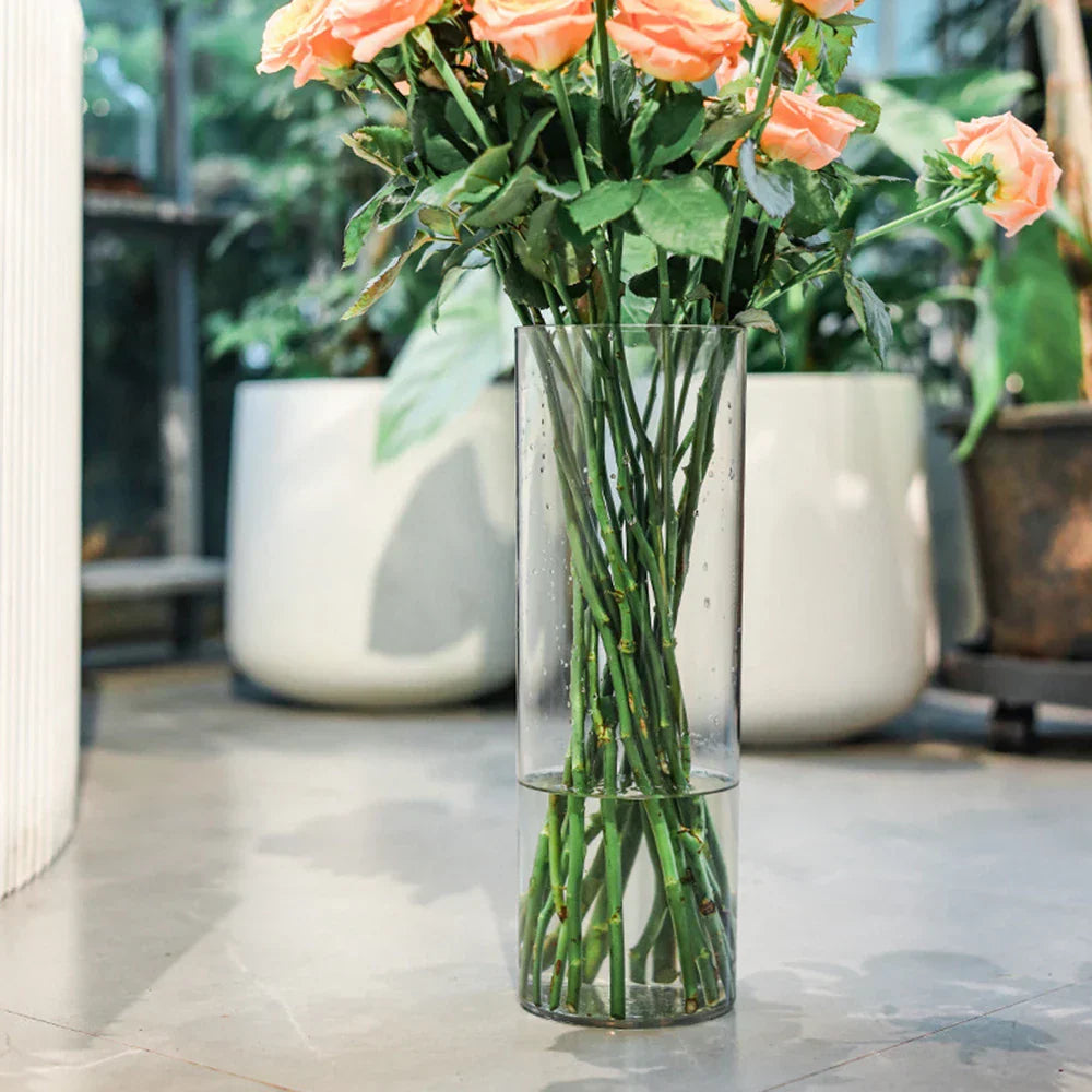DecorBites™ Shatterproof Tall Transparent Acrylic Flower Vase