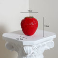 DecorBites™ Strawberry Cartoon Ceramic Vase for Kids Room