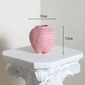 DecorBites™ Strawberry Cartoon Flower Vase for Home Décor