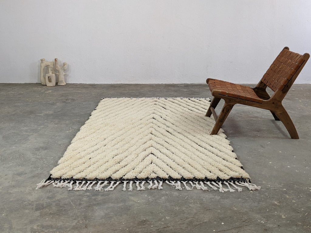 DecorBites™ Tapis traditionnel Beni Ouarain 245 X 146 Cm