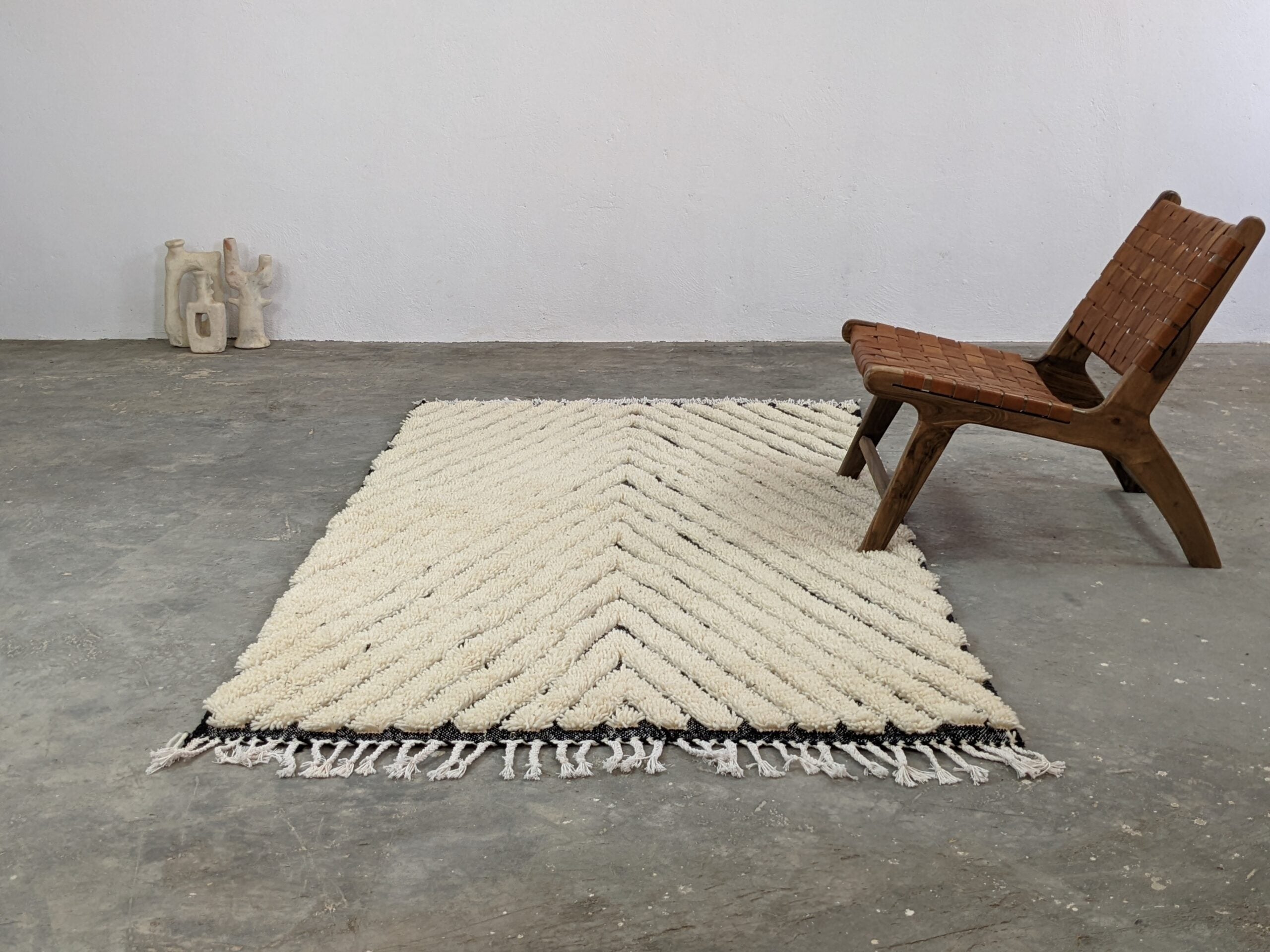 DecorBites™ Tapis traditionnel Beni Ouarain 245 X 146 Cm
