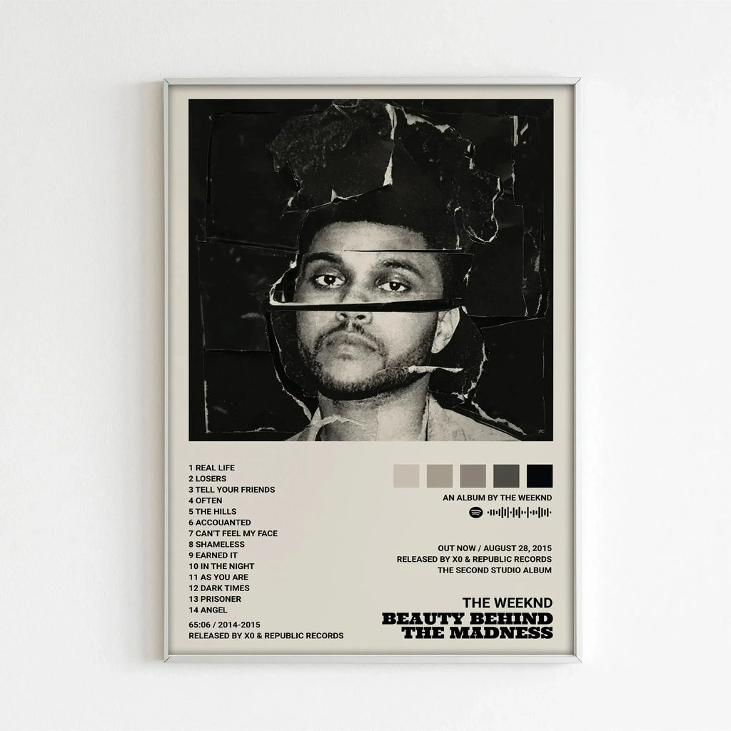 DecorBites™ The Weeknd Music Album Posters for Home Decor