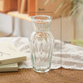 DecorBites™ Transparent Nordic Vase for Plants and Flowers