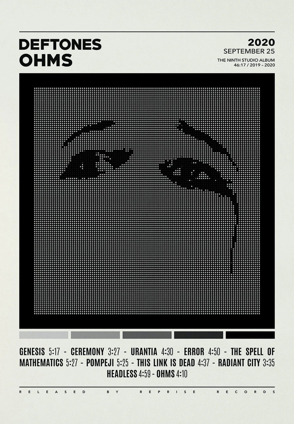 DecorBites™ Deftones Canvas Painting Album Cover Wall Art