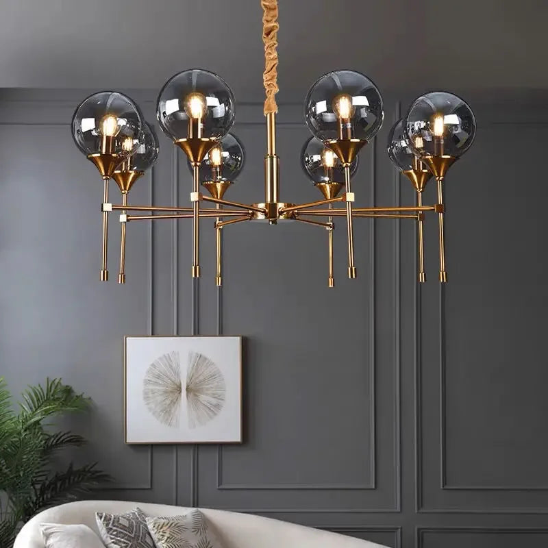 DecorBites™ Designer Metal Chandelier for Modern Living