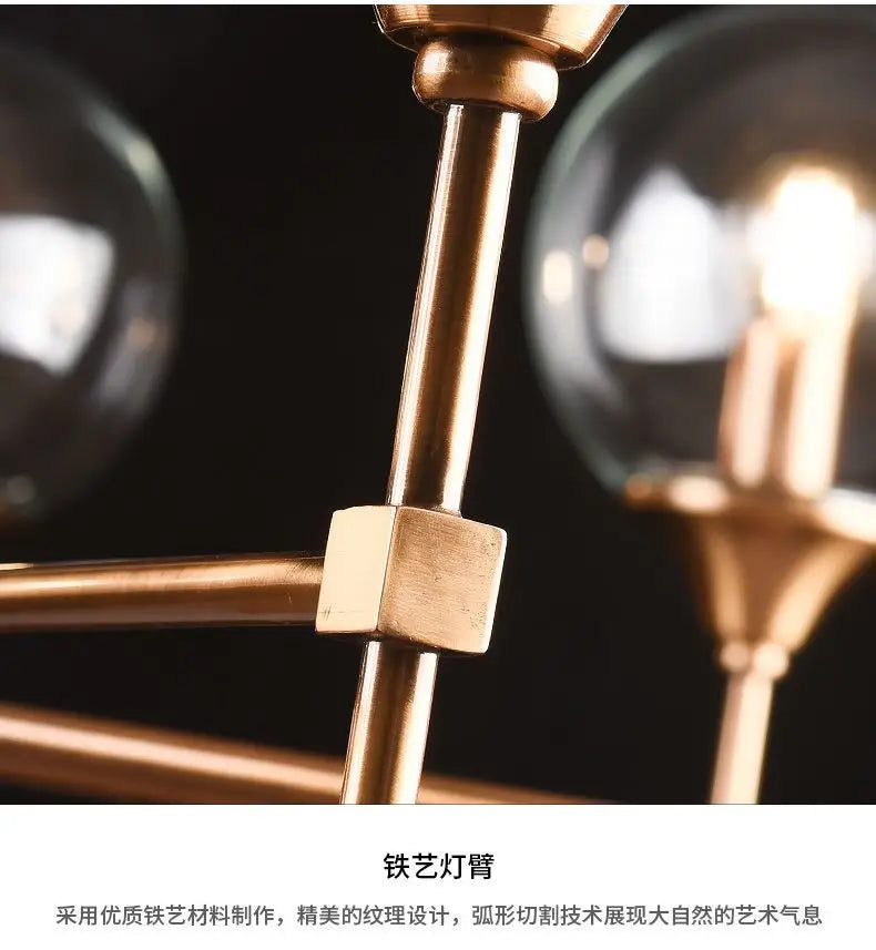 DecorBites™ Designer Metal Chandelier for Modern Living