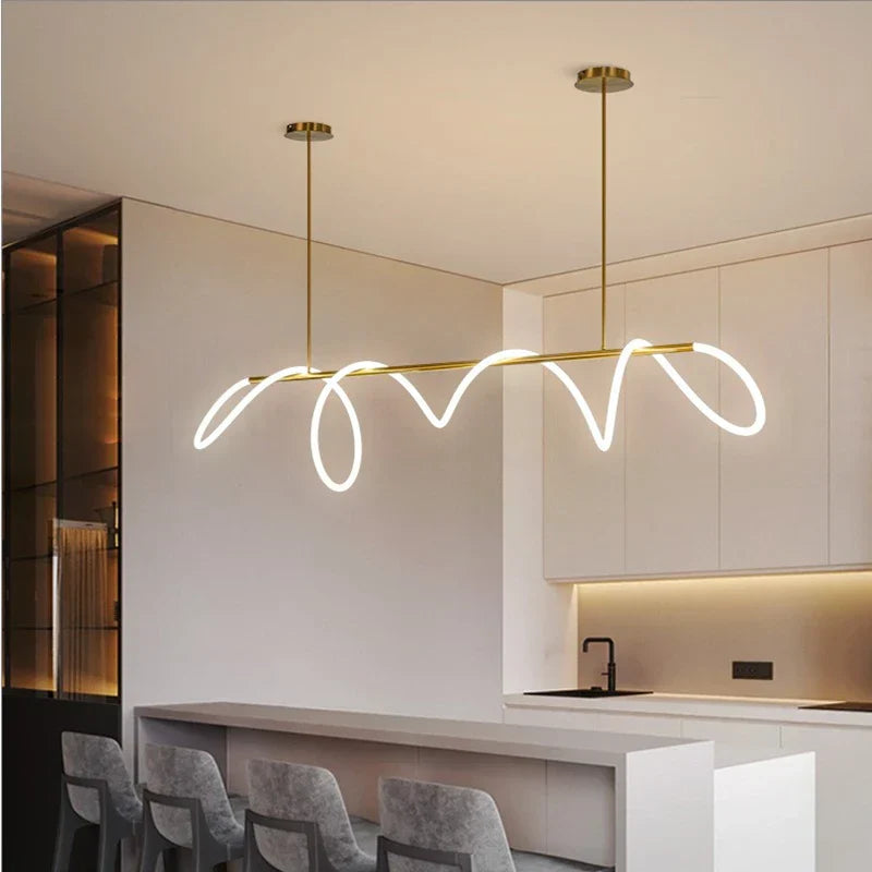 DecorBites™ Dimmable Nordic LED Chandelier for Home Decor