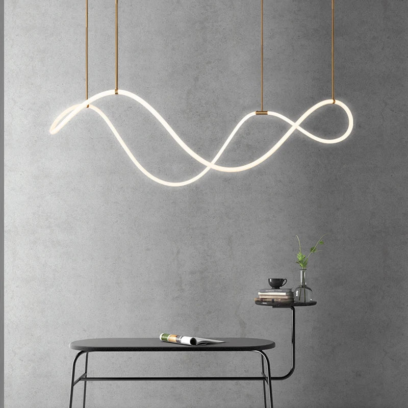 DecorBites™ Dimmable Nordic LED Chandelier for Home Decor