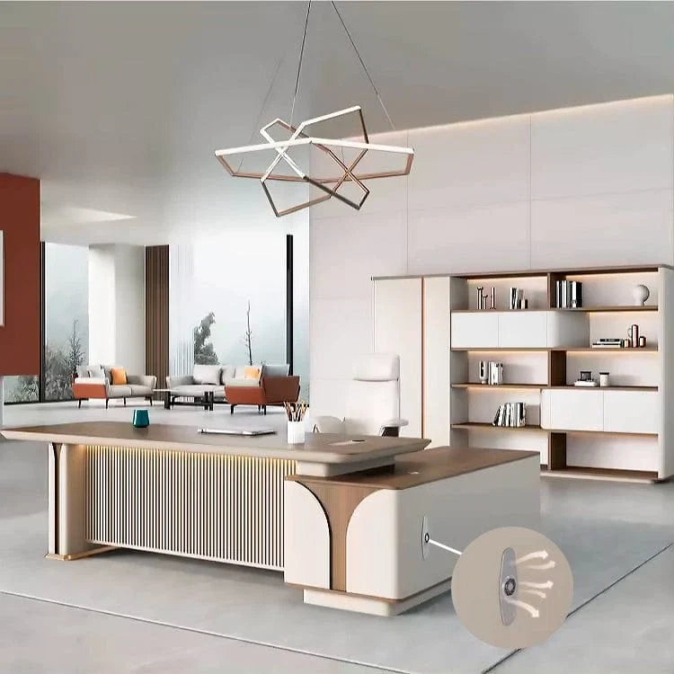 Dion · Modern L-Shaped Executive Desk