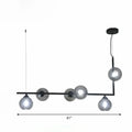 DecorBites™ Dome Glass Ceiling Light - Postmodern 6-Head Hanging Lamp for Dining Table