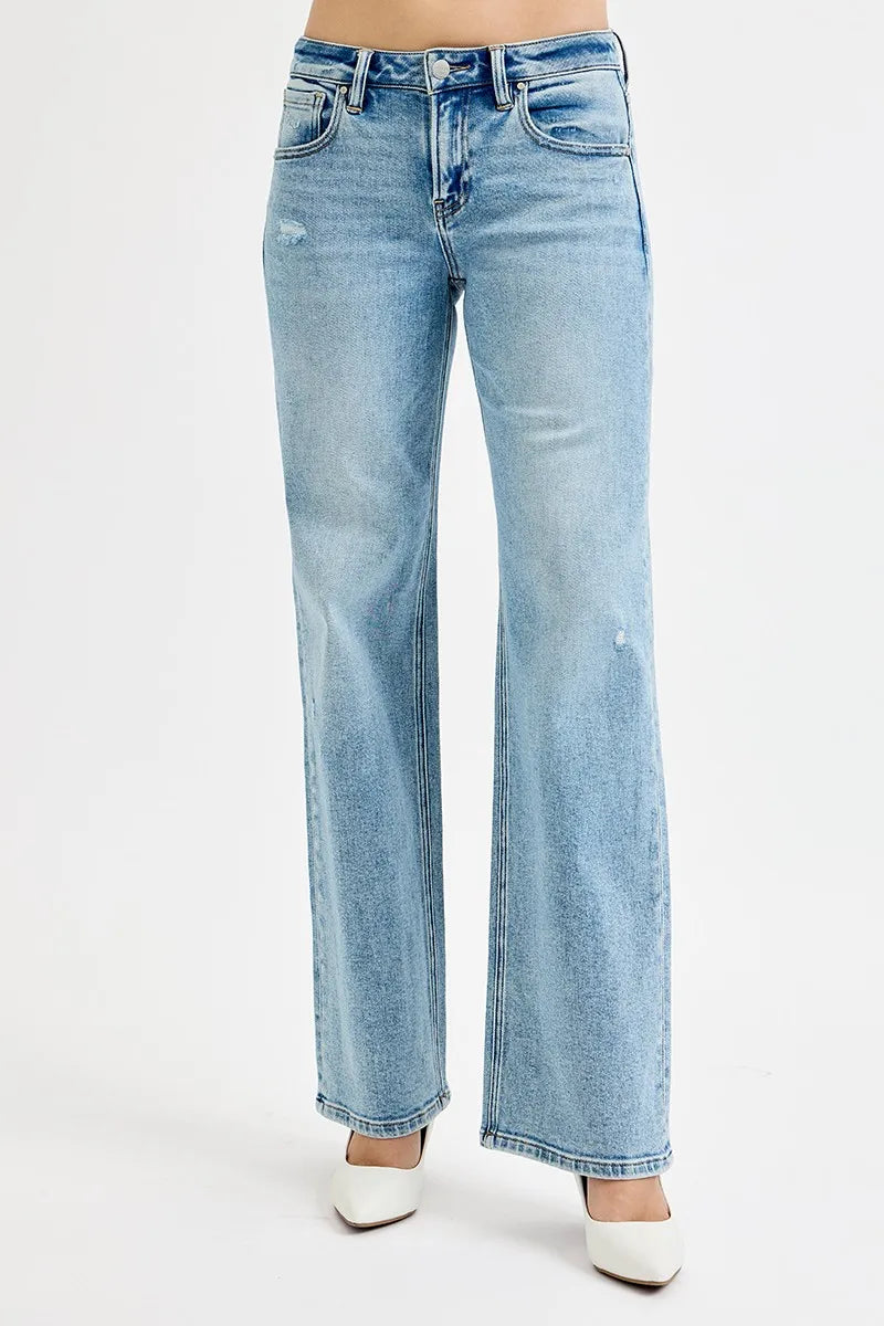 Full Size Low Rise Ankle Boyfriend Distressed Jeans Plus Size